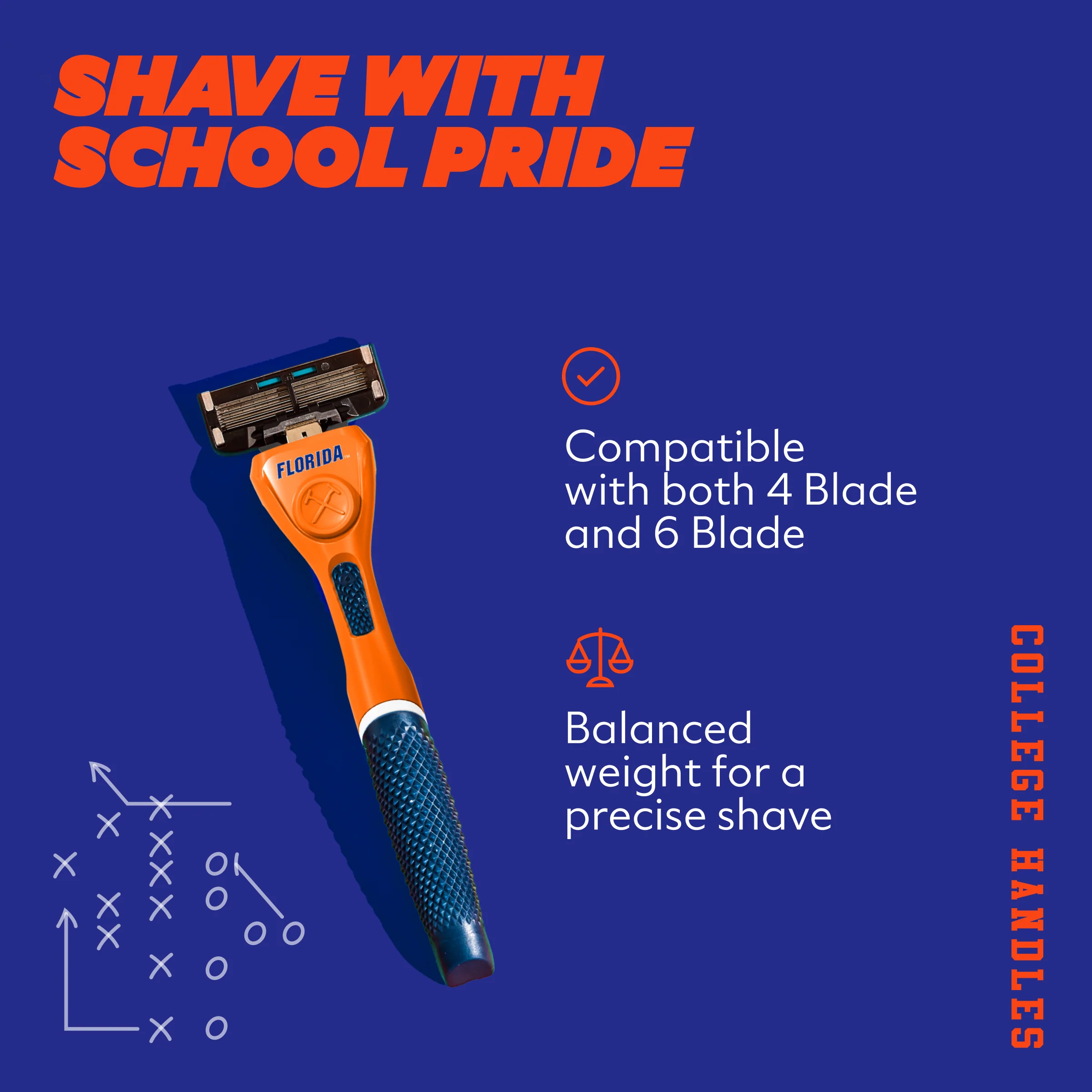University of Florida Diamond Grip Handle - Image 3