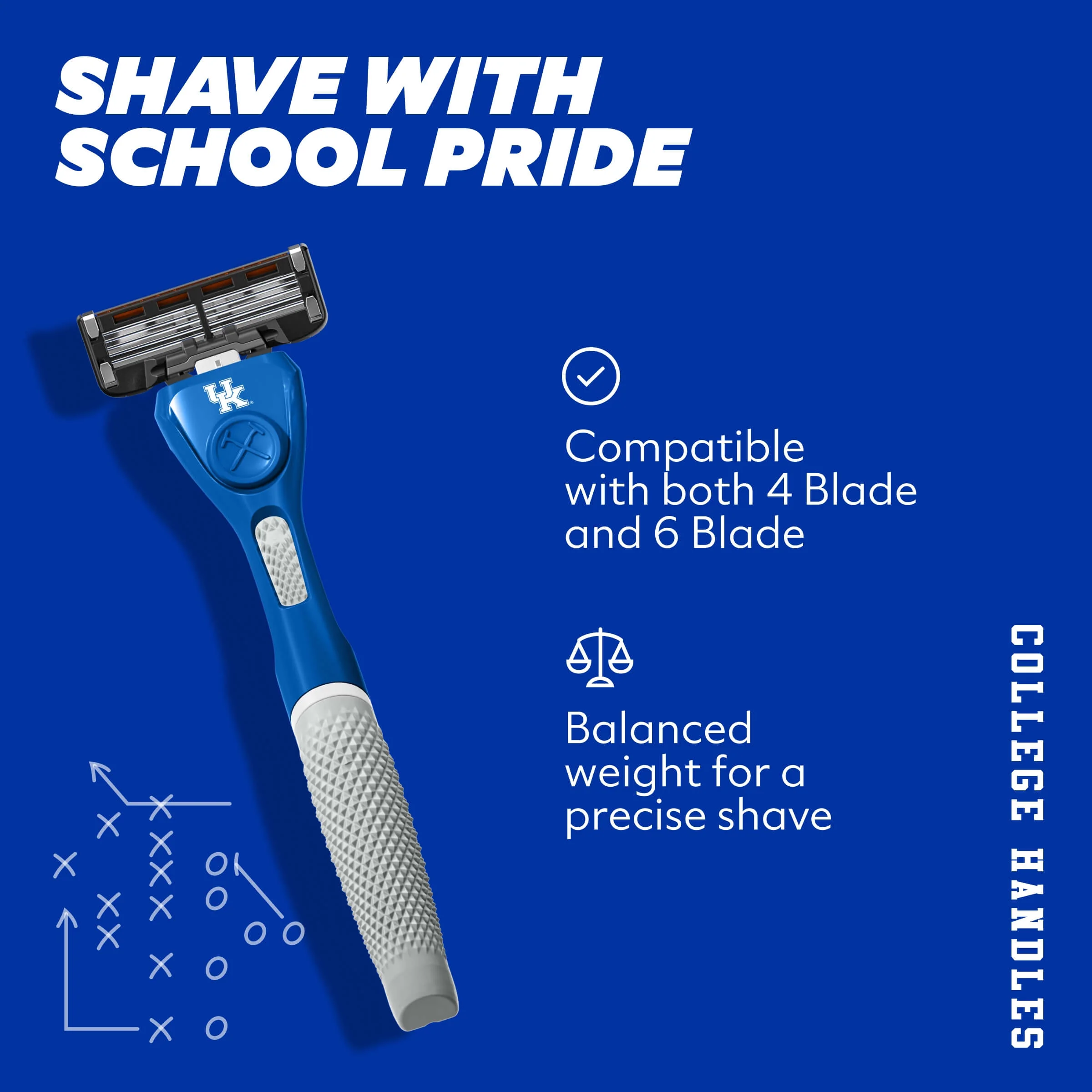 University of Kentucky Diamond Grip Handle - Image 3